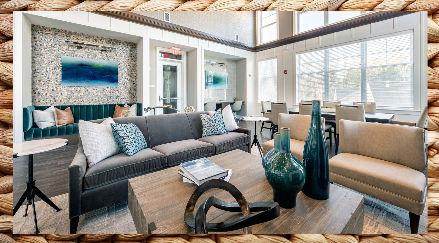 Haven North Andover's community space with ample seating options